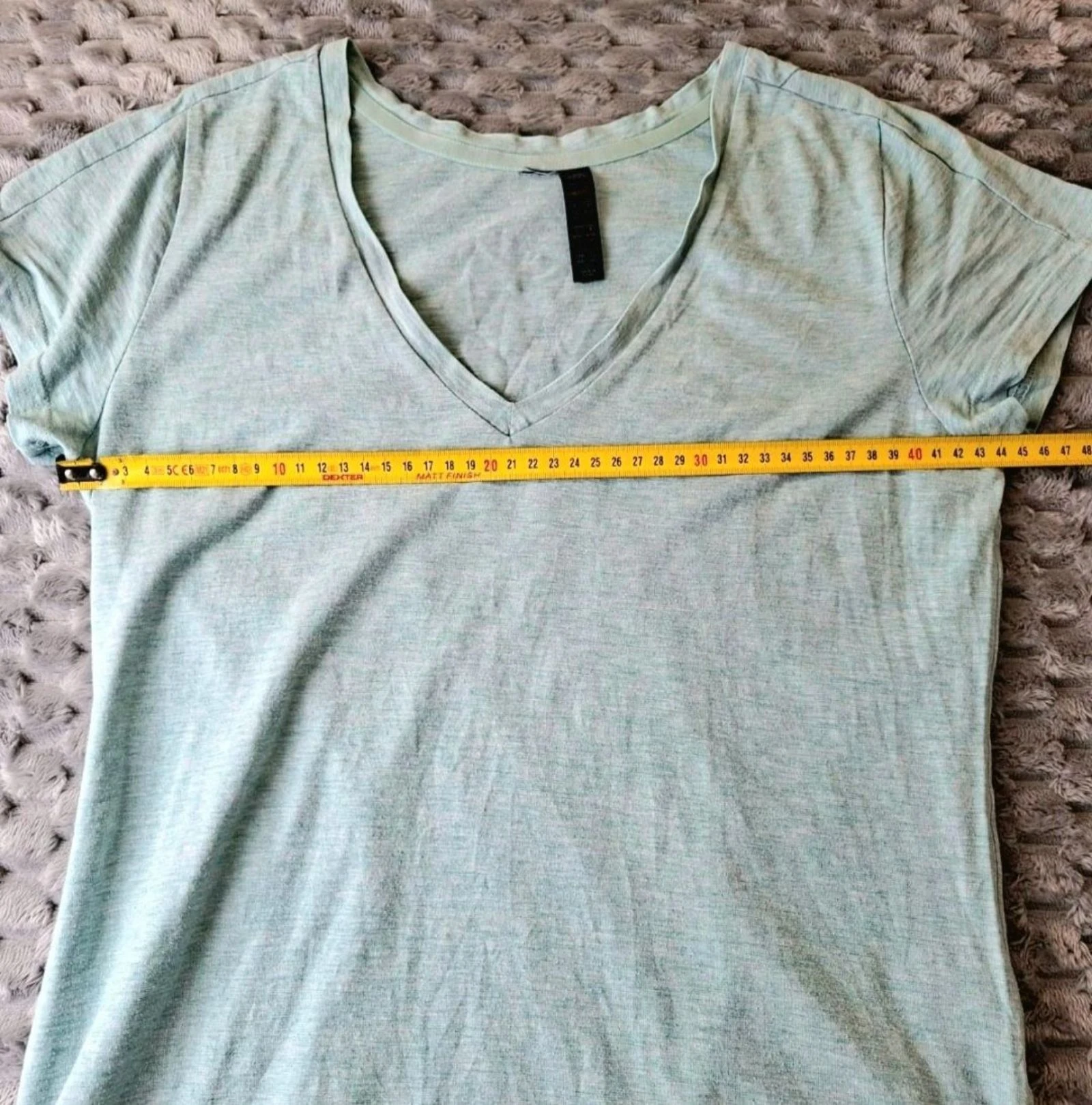 Adidas V-Neck T-Shirt Retro Y2K 2000s Sportswear – photo 7